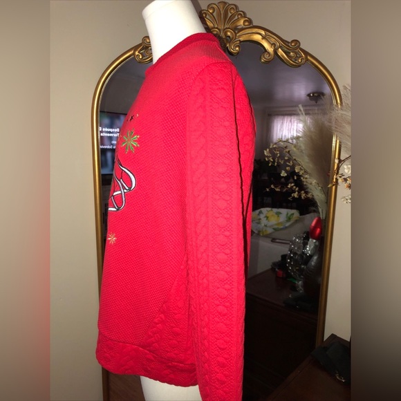 Mickey & Minnie Mouse sleigh pullover sweater - Picture 4 of 13